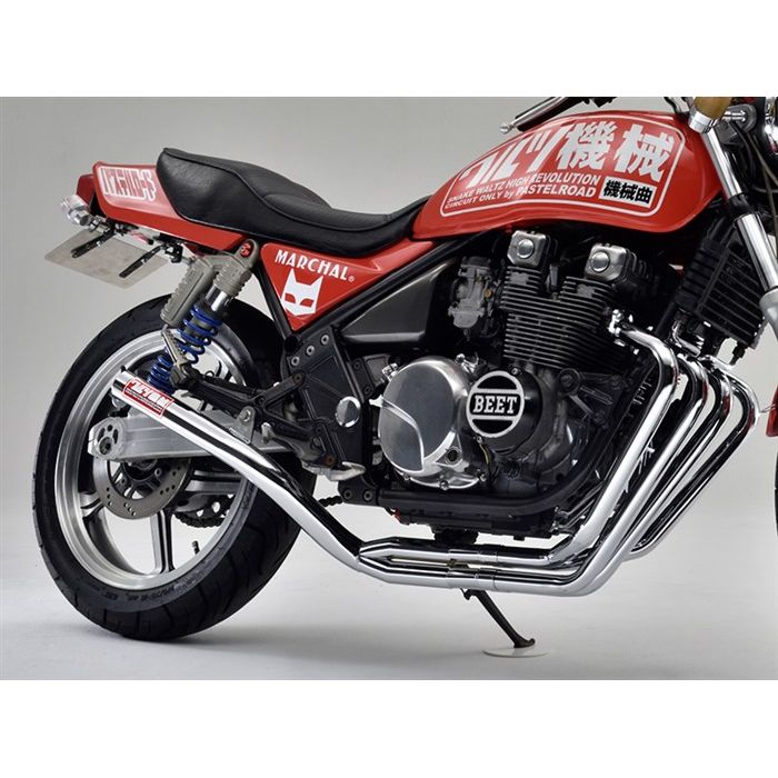 楽天市場】ワルツ機械 マフラー ＣＢＸ４００Ｆ メッキ : カスタム