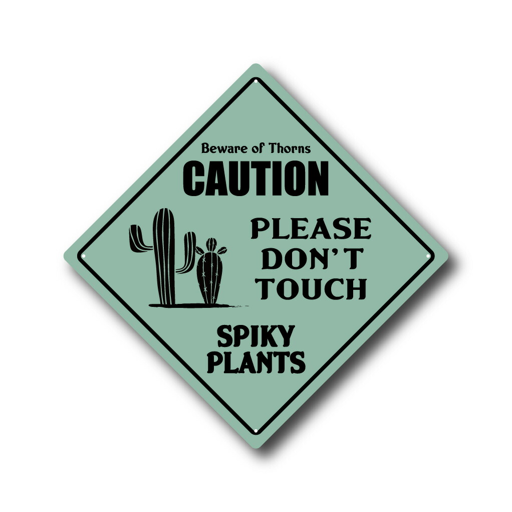 楽天市場】ガーデンサインプレート ドライガーデン 36cm＊36cm CAUTION