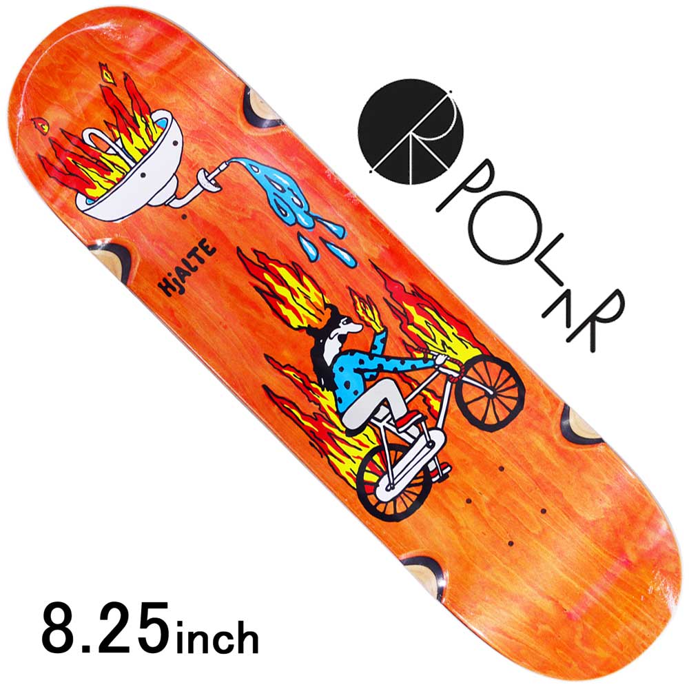 スケボー スケート デッキ スケートボード スウェーデンpolar Skate Co ポーラー 板 北欧fire Ride Wheel Wells 8 25inchhjalte Halberg Modelストリート オシャレ ファッション アイテム ブランド ブランド雑貨総合