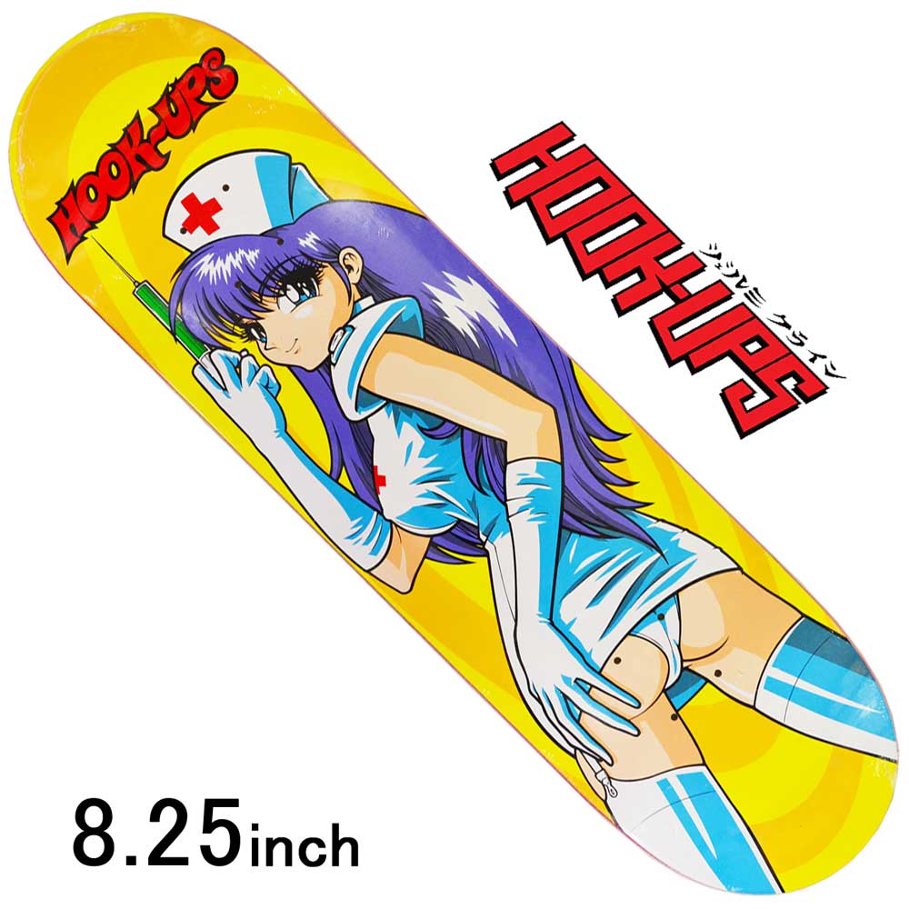 楽天市場】8.25インチ フックアップス スケボー デッキ 板 Hook Ups Popsicle Girl Purple Deck スケートボード  スケボーデッキ ポプシクルガール アニメ グラフィック 人気 ブランド ジェルミクライン : スケートボード専門店カットバック