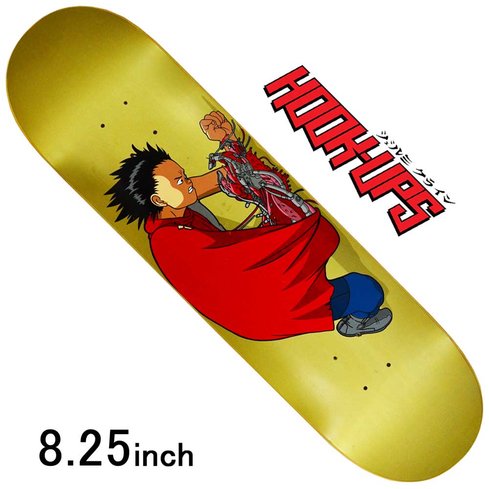 21春夏新色 スケボー スケート デッキ スケートボード Hook Ups フック アップ Tetsuo Mutation 2 8 25inch ストリート オシャレ ファッション アイテム ジェルミークライン アキラ Akira Fucoa Cl