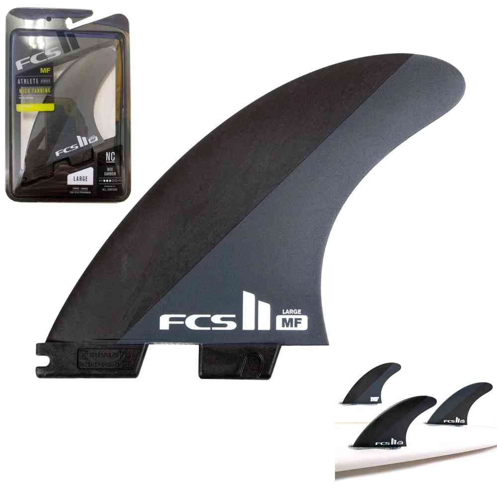 fcs2 フィン ショートボード用フィン エフシーエス2 FCSフィン FCS2 エフシーエス サーフィン フィン MF Neo Carbon Tri Set 3枚 セット Lサイズ ミックファニング