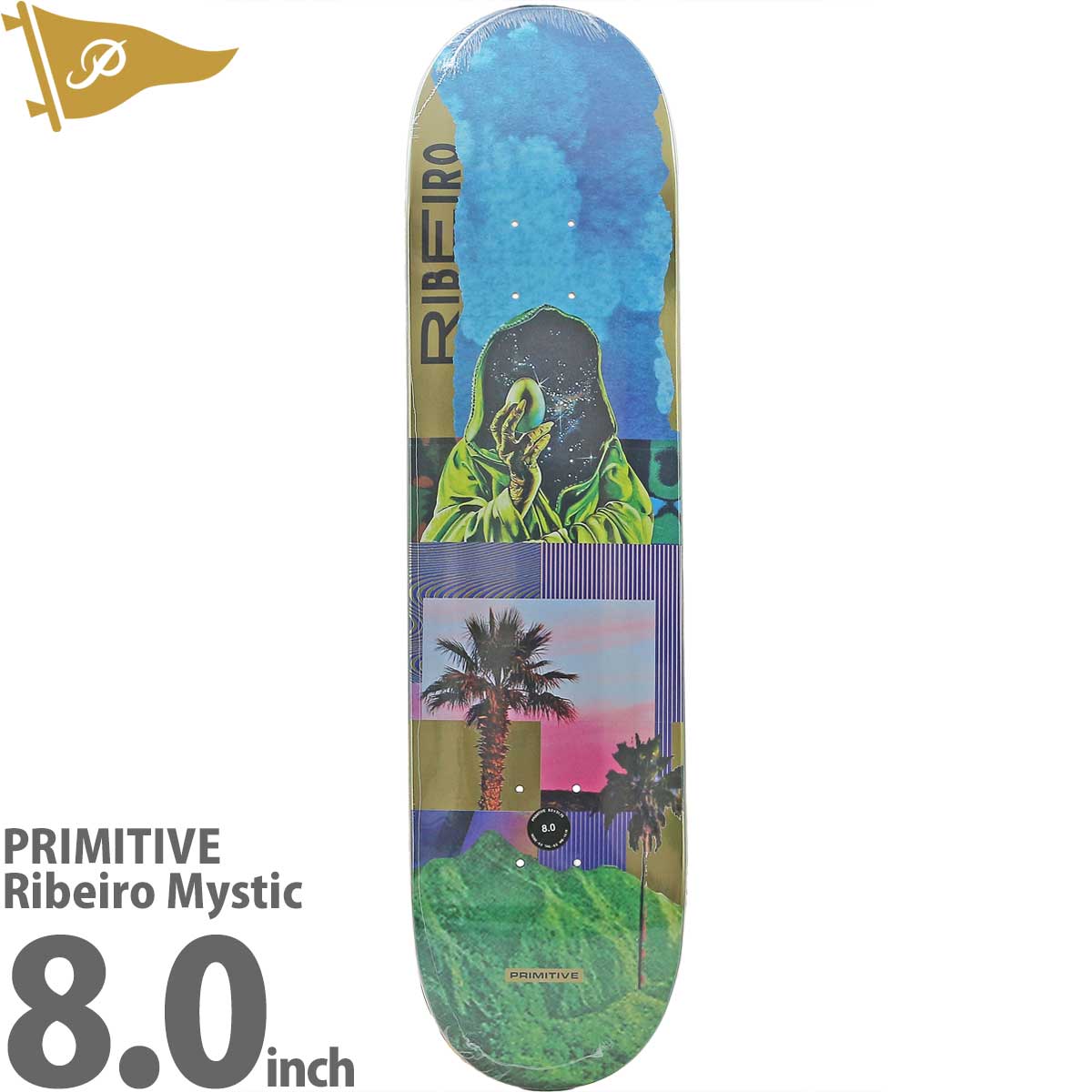 75%OFF!】 プリミティブ 8.0インチ スケボー デッキ Primitive Skateboards Pro Ribeiro Mystic  Deck スケートボード アーバンスポーツ ストリート パーク ランプ 人気 おすすめ ブランド スケボーデッキ 初心者 上級者 スケボー女子 プロ  カルロス リベイロ aquilanidus.com