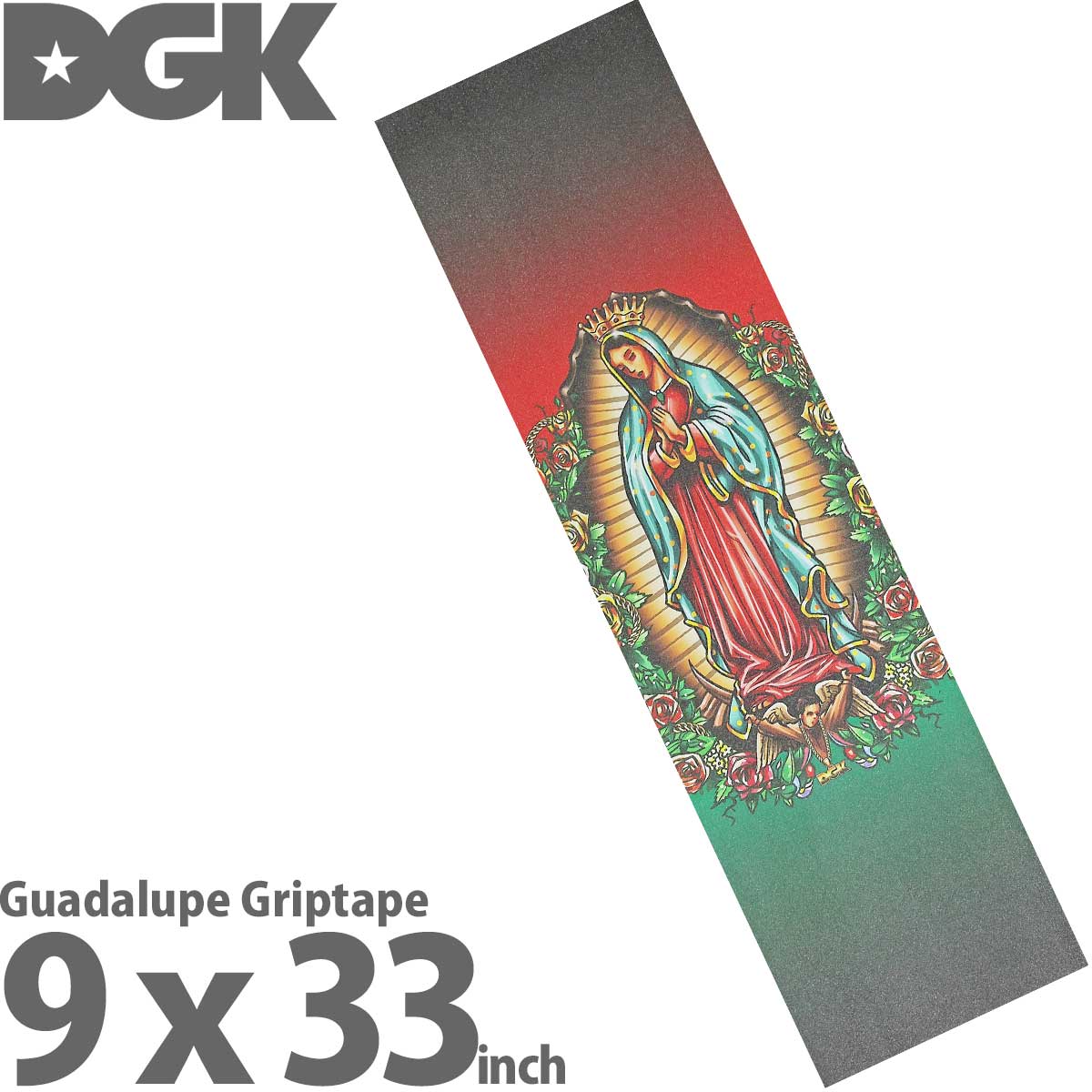 【楽天市場】DGK スケボー デッキテープ Guadalupe Griptape 9x33インチ スケートボード グリップテープ アーバン