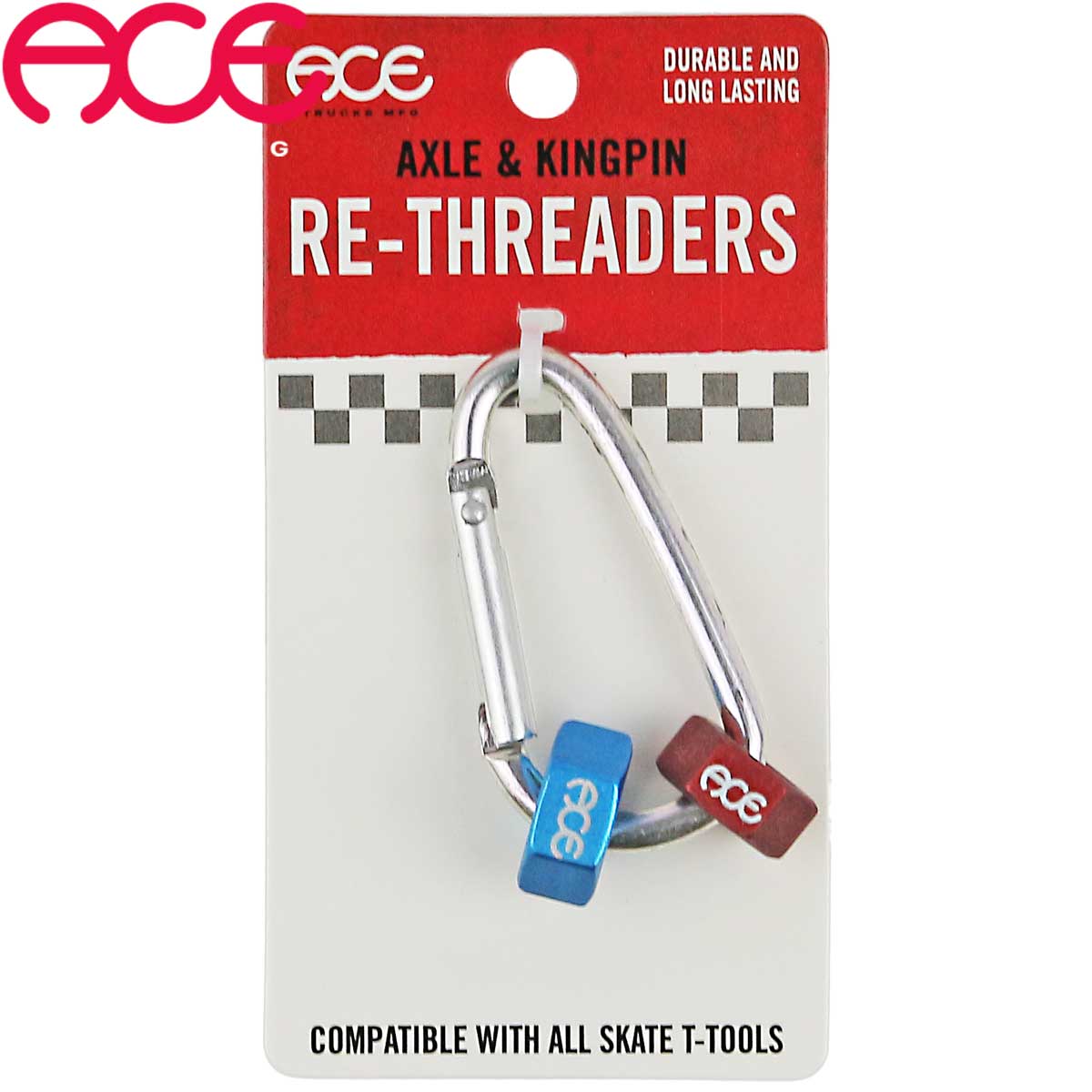 Threader Key 【楽天市場】エース カラビナ リスレーダー スケボー ツール ACE Re Threader Dies Carabiner 便利ツール ...