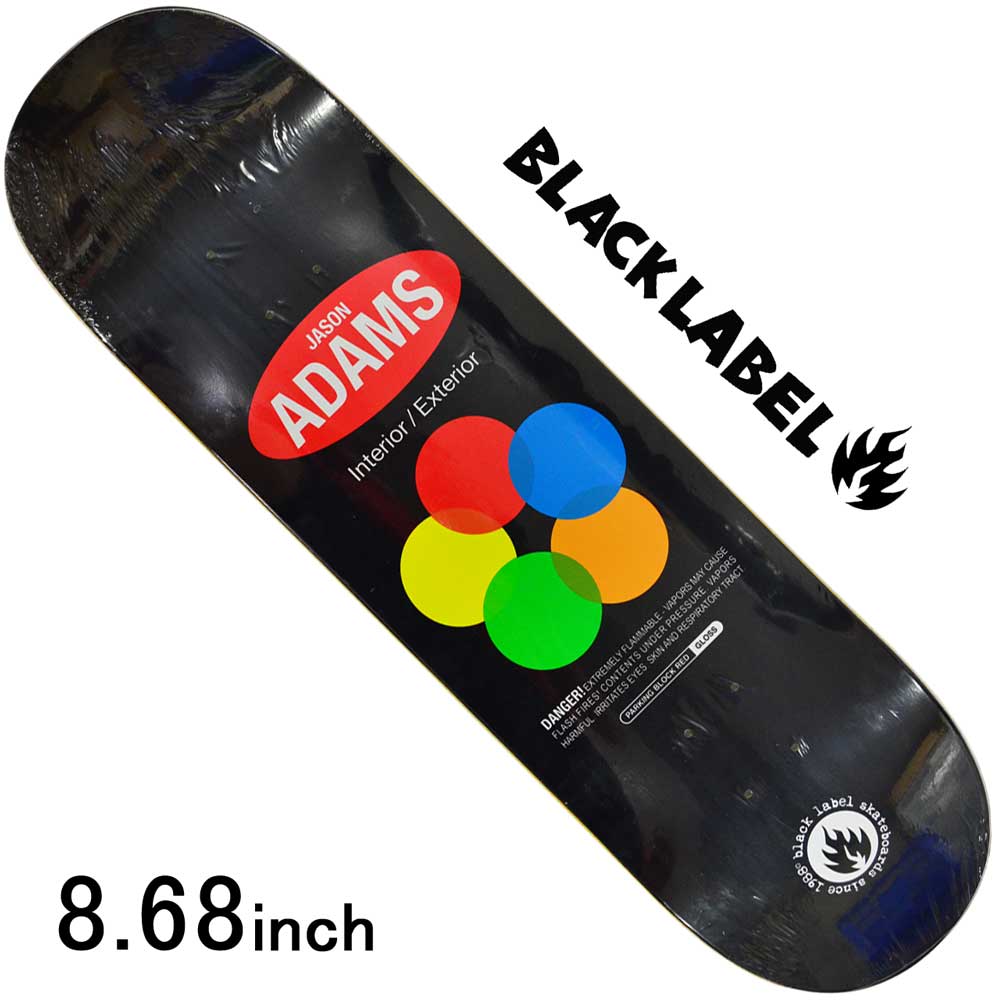 スケボー スケートボード デッキ スケートボード シグネチャー Black Label デッキ デッキ ブラックレーベル スケボーデッキ 板 Jason Adams Spray Can 8 68inch ストリート オシャレ ファッション アイテム エレファント スケートボード 専門店カットバック