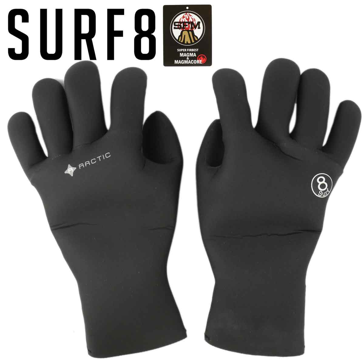 スポーツ アウトドア マリンスポーツ サーフィン サーフグローブ Surf8 サーフエイト Magma Core Gloves Smc マグマコア起毛スキン グローブ 安心と信頼のsurf8 5g Virtuosa Eu