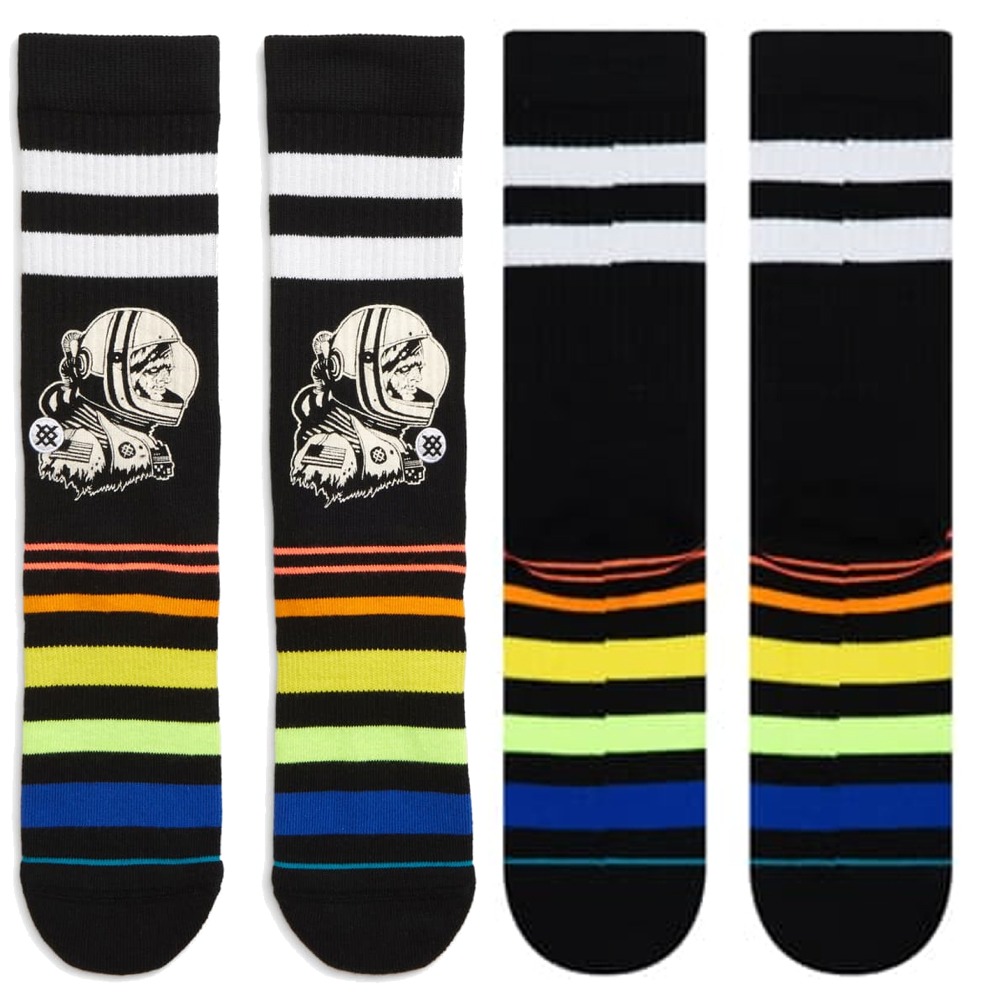 楽天市場 スタンス ソックス ムーンマン Stance Socks Moon Man メンズ L 25 5 29 0cm メンズ ファッション 靴下 宇宙 スペース スケートボード専門店カットバック