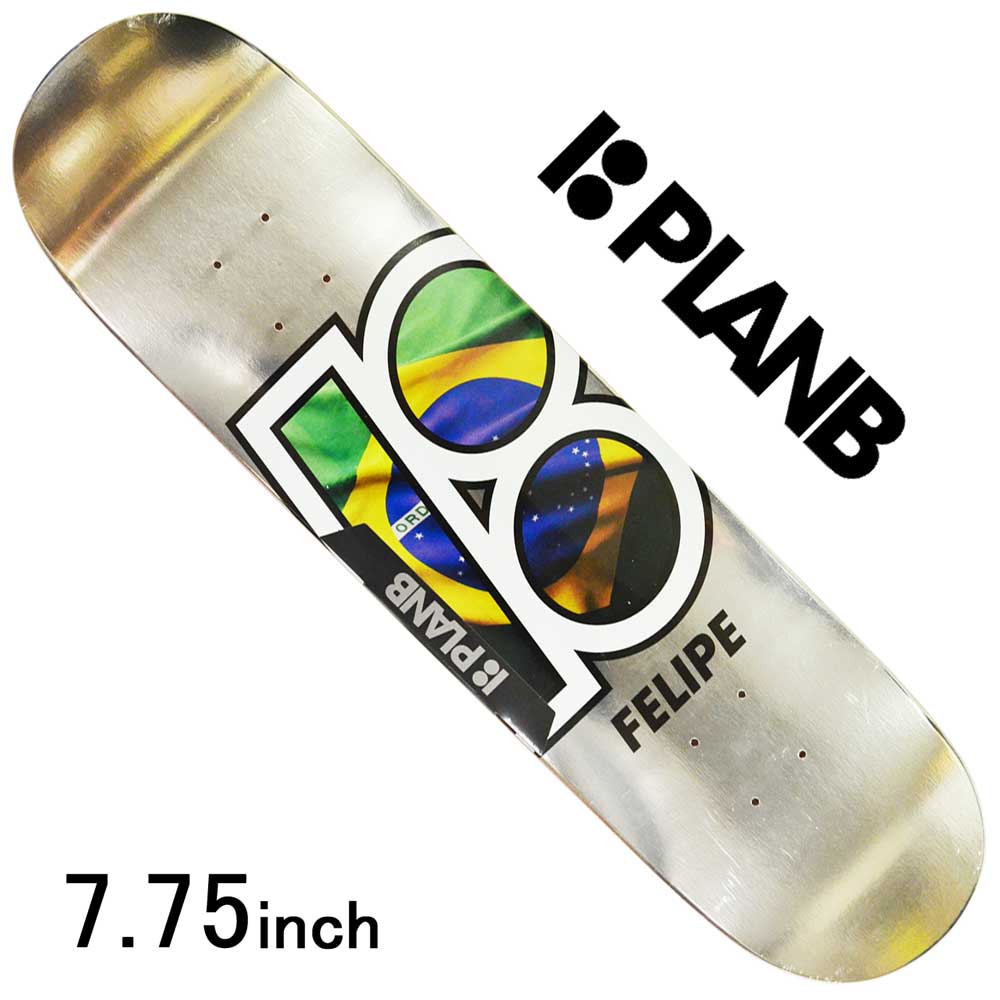 早割クーポン高質本物 プランビー Skateboards B シグネチャー プランビー Plan デッキ スケボー Global デッキ Felipe 7 75inch Felipe Plan スケートボード B Model スケートボード専門店カットバック B Plan Gustavo B デッキ