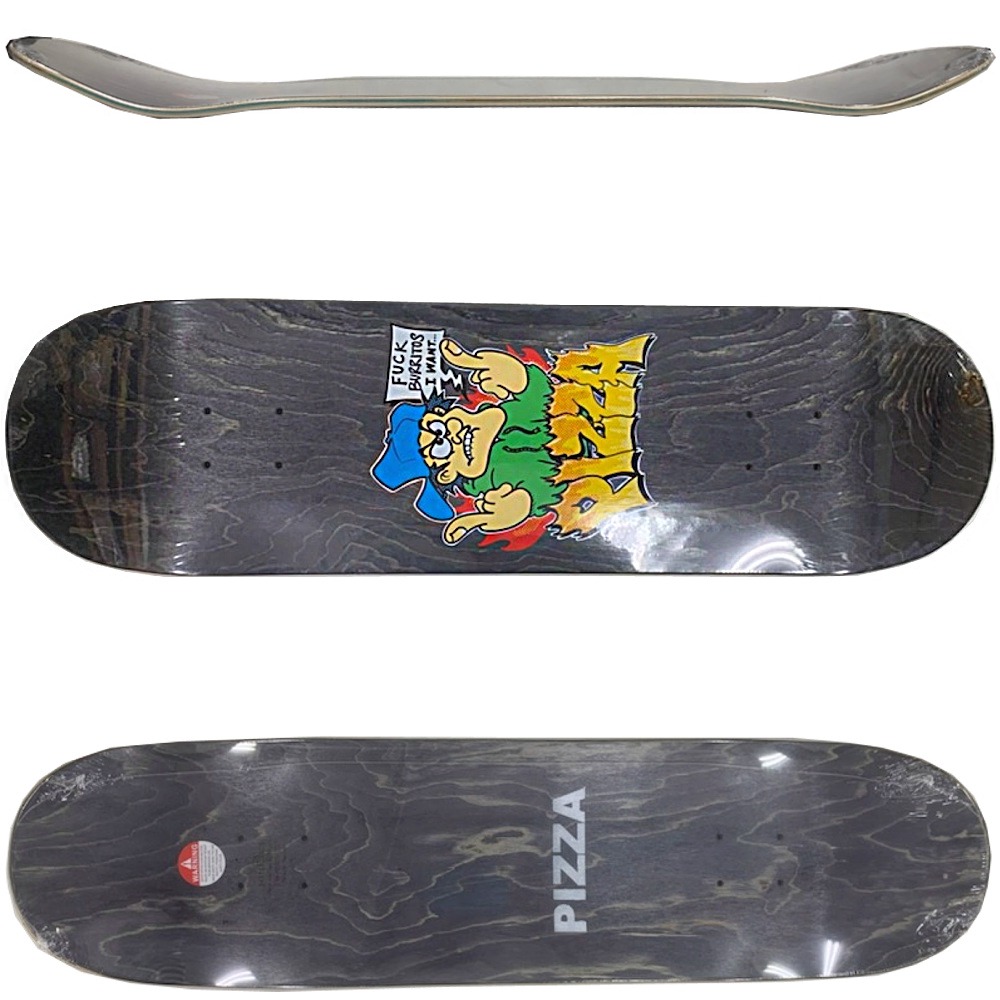 デッキ スケートボード ピザ パーツ Pizza Burrito Pizza スケボー デッキ Skateboard Skateboards Burrito Deck 8 375 スケートボード専門店カットバック