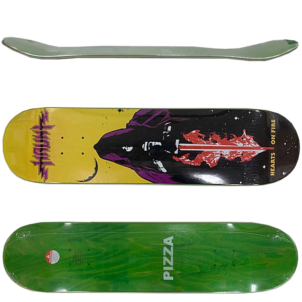 スケボー デッキ スケートボード デッキ ピザ Pizza Skateboard Haunt Pizza Skateboards スケートボード Haunt Deck 8 スケートボード専門店カットバック B Font Color Ff0000 Size 4 アメリカ本国より直輸入 現在日本国内での入手困難な貴重なデッキです