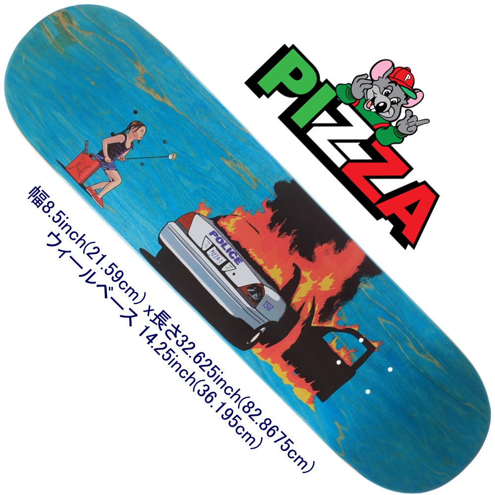 スケートボード専門店カットバック B Font Font B 8 5inch Smores スケボー デッキ スケートボード Size 4 アメリカ本国より直輸入 Skateboard Color Ff0000 Pizza 8 5inch ピザ スケートボード Pizza 現在日本国内での入手困難な貴重なデッキです Deck