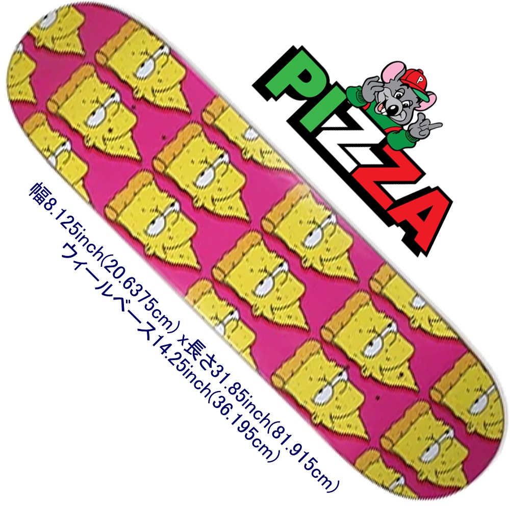 楽天市場 スケボー スケート デッキ スケートボード ピザpizza Skateboardbart Deck スケートボード専門店カットバック