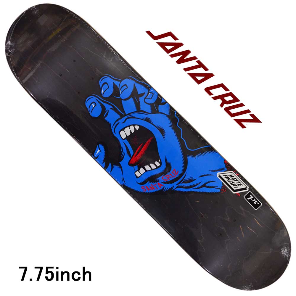 楽天市場 スケボー デッキ スケートボード スクリーミングハンド Santa Cruz サンタクルーズ スケボーデッキ 板 Screaming Hand Black 7 75inch Team Model スケートボード専門店カットバック