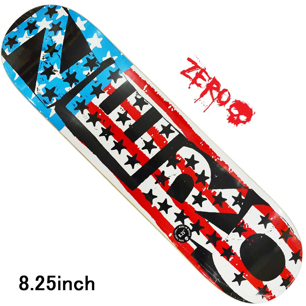 楽天市場 スケボー デッキ スケートボード カリフォルニア Zero Skateboards ゼロ スケートボード 板 Zero American Punk 8 25inchteam Model スケートボード専門店カットバック