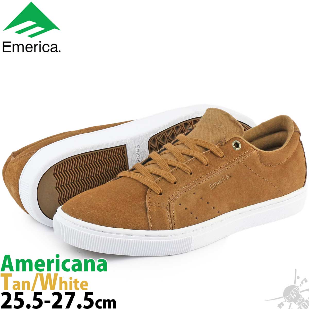 Web限定 スケボー シューズ エメリカ 25 5 27 5cm アメリカーナ タン ホワイト Emerica Americana Tan White スケートボード スニーカー 靴 スケシュー スエード ローカット メンズ サイズ ブランド ブラウン 茶色 スケボーシューズ 全日本送料無料 Metacorpuspilates Web限定 スケボー シューズ エメリカ 25 5 27 5cm アメリカーナ タン ホワイト Emerica Americana Tan White スケートボード スニーカー 靴 スケシュー スエード ローカット メンズ サイズ ブランド ブラウン 茶色 スケボーシューズ 全日本送料無料 Metacorpuspilates
