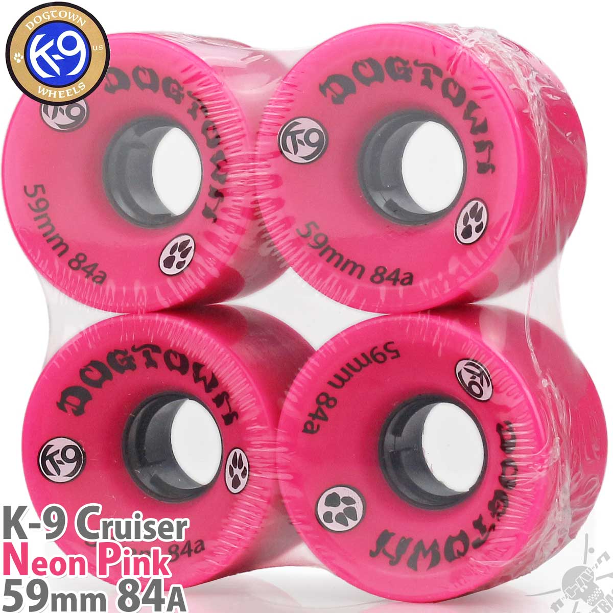 楽天市場】ドッグタウン 59mm 84A スケボー ウィール Dogtown K-9 