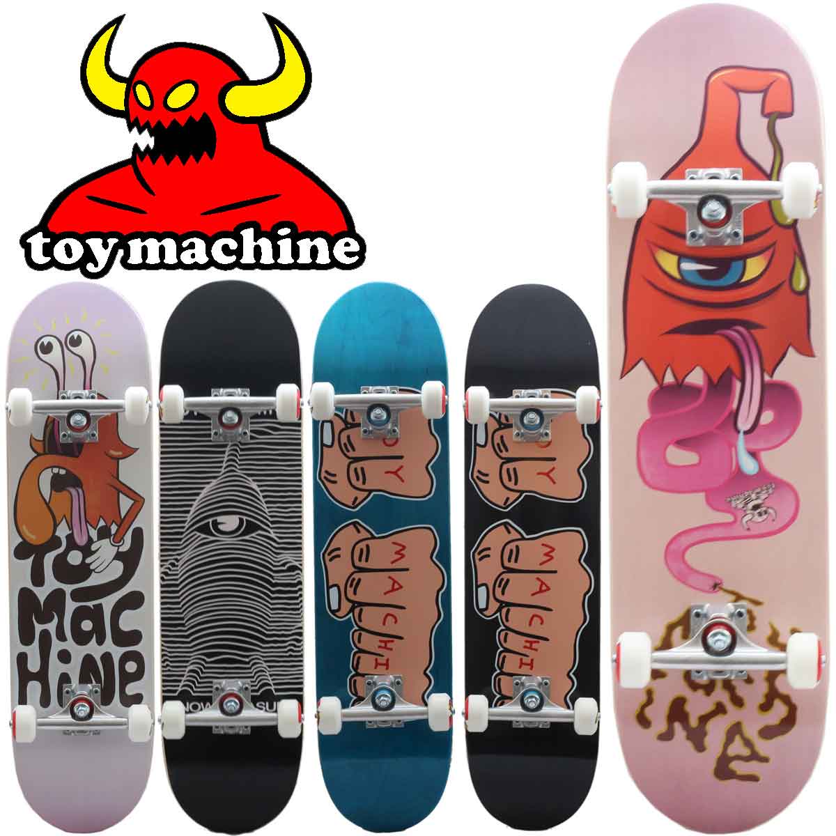 人気ブランドの新作 toymachine コンプリート スケートボード - スケートボード