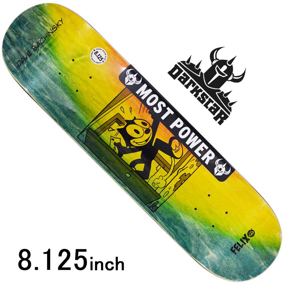 新版 スケボー デッキ スケートボード フェリックス Darkstar ダークスター スケボーデッキ 板 Bachinsky Felix Future 8 125inch ストリート オシャレ ファッション アイテム ブランド デッキ 売れ筋 Prestomaalaus Fi