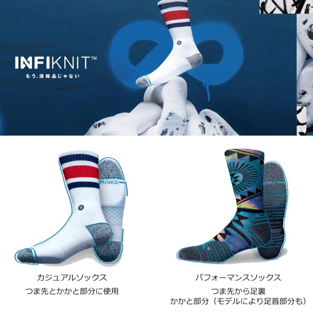 楽天市場 スタンス ソックス メダリオン バターブレンド 極上素材 インフィニット 永久保証 靴下 バターブレンド Stance Socks Medallion Crew Infiknit Butter Blend 限定モデル 1足セット レディース S 25 5cm 29cm メンズ ファッション 小物 スケートボード専門店