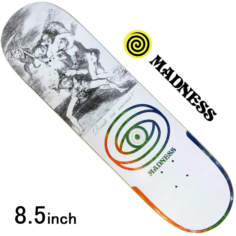 在庫限り 楽天市場 スケボー デッキ スケートボード チーム Madness Skateboards マッドネス スケートボード Donde R7 White 8 5inch Team Model ストリート オシャレ ファッション アイテム スケートボード専門店カットバック 全日本送料無料 Lexusoman Com