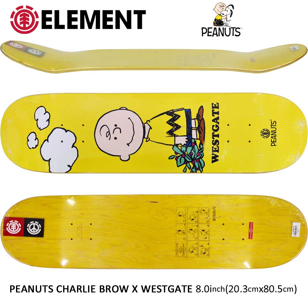 希少 スヌーピー X Element 8 エレメント デッキ スケボー スケートボード スケートボード Oyostate Gov Ng