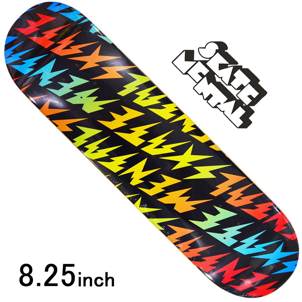 Bolts スケボー スケートボード スケボーデッキ オシャレ 板 Black ファッション Skate スケボー Mental 板 デッキ スケートメンタル 8 25inch オシャレ ストリート スケートメンタル Skate Mental アイテム スケートボード専門店カットバック