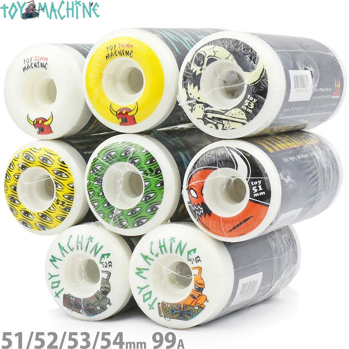 スケボー ウィール 玩び物機関 51 52 53 54 Mm 99a 捉え所の無い Toy Machine Skateboard Hard Wheels スケートボード スケボーガール 英名商標 おすすめ ストリート パルコ ともし火 おすすめ 使い物 愛しいグラフィック エド テンプルトン スケボー ウィール 人気