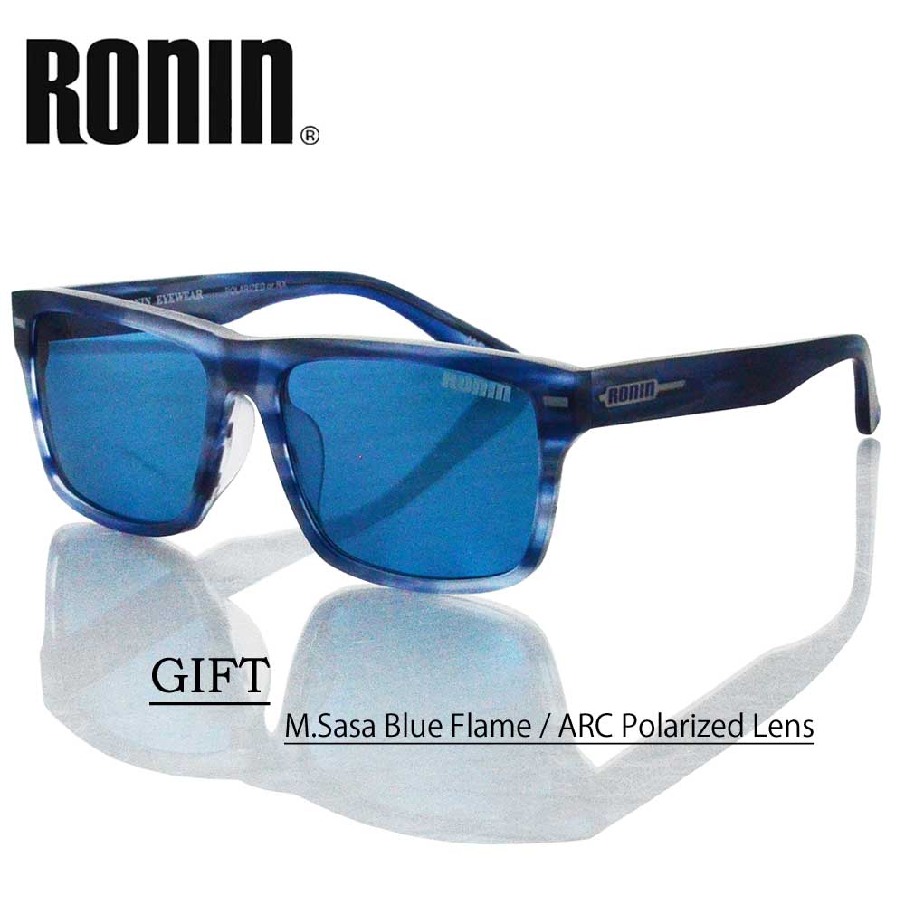 Uv分け前 サングラス 下付金 Ar上張り 偏光水晶体ronin Eyewear ロニンアイウェアー Gift M Sasa Blue Flame Arc Polarized Lens サーフィン スケーボー スノーボード 街 大海 積み重ねたもの 川 自動車 21 New Model Chelseafilm Org