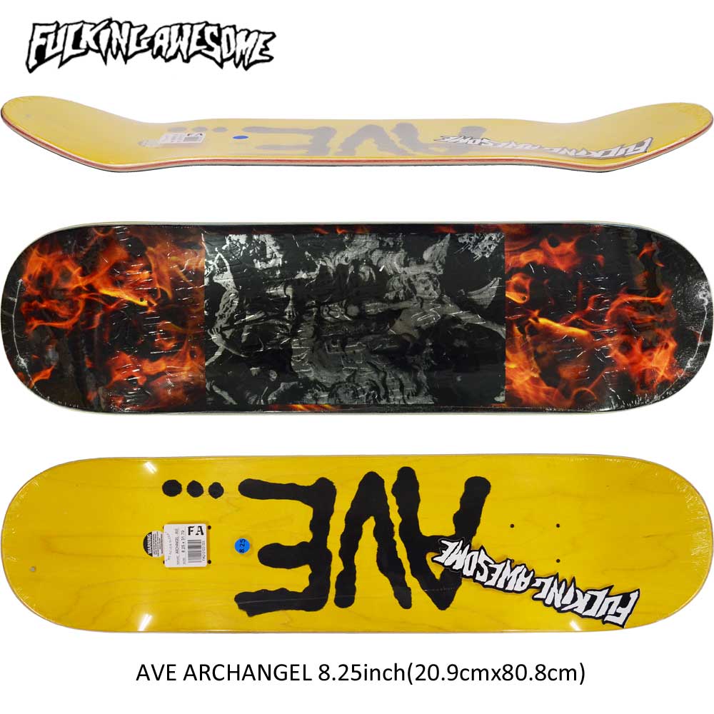 スケボー デッキ スケートボード シグネチャー Fucking Awesome ファッキンオーサム スケボーデッキ 板 Ave Archangel 8 25inch Anthony Van Engelen Model ストリート オシャレ ファッション アイテム ホッケー septicin Com