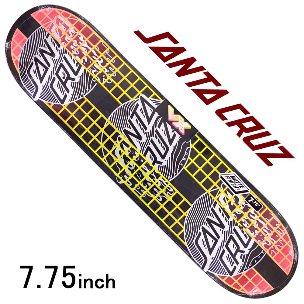 楽天市場 スケボー デッキ スケートボード スクリーミングハンド Santa Cruz サンタクルーズ スケボーデッキ 板 Transcend Dots Vx 7 75inch Team Model スケートボード専門店カットバック