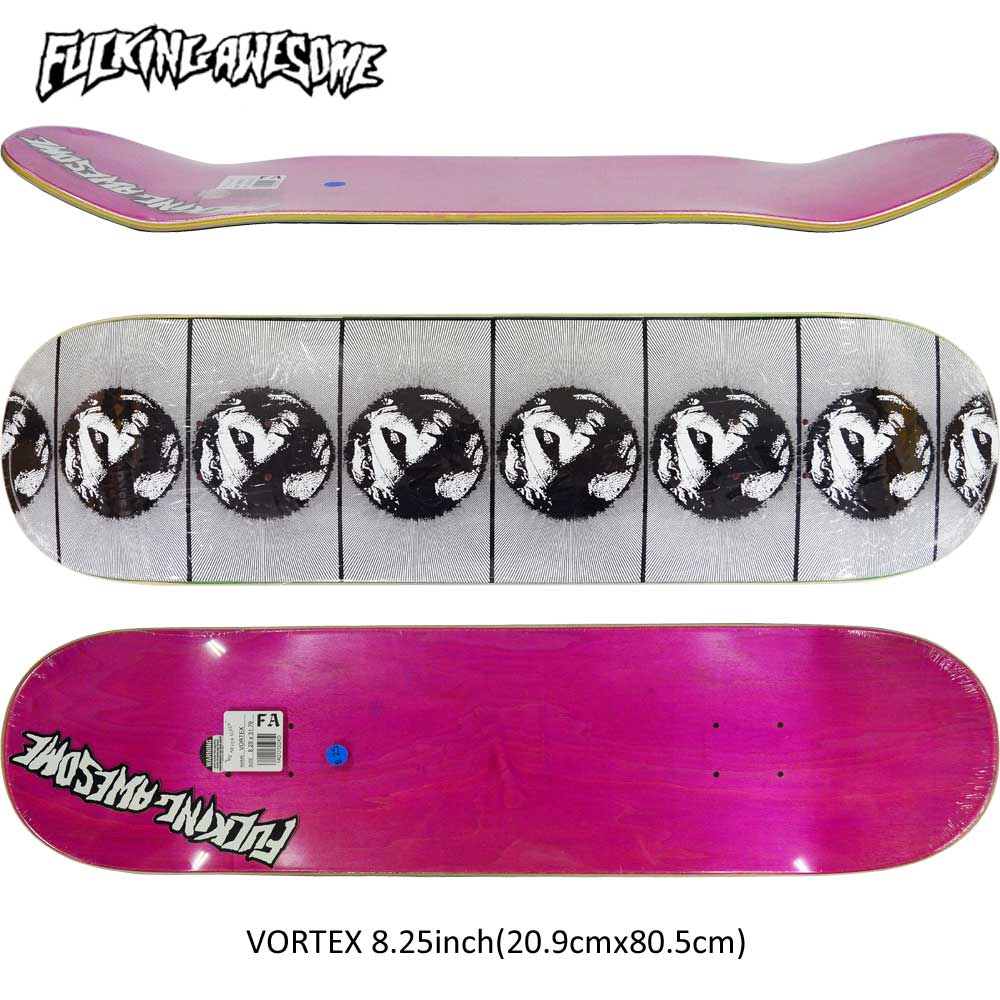 スケボー デッキ スケートボード チーム Fucking Awesome ファッキンオーサム スケボーデッキ 板 Vortex 8 25inch Team Model ストリート オシャレ ファッション アイテム ホッケー Butlerchimneys Com