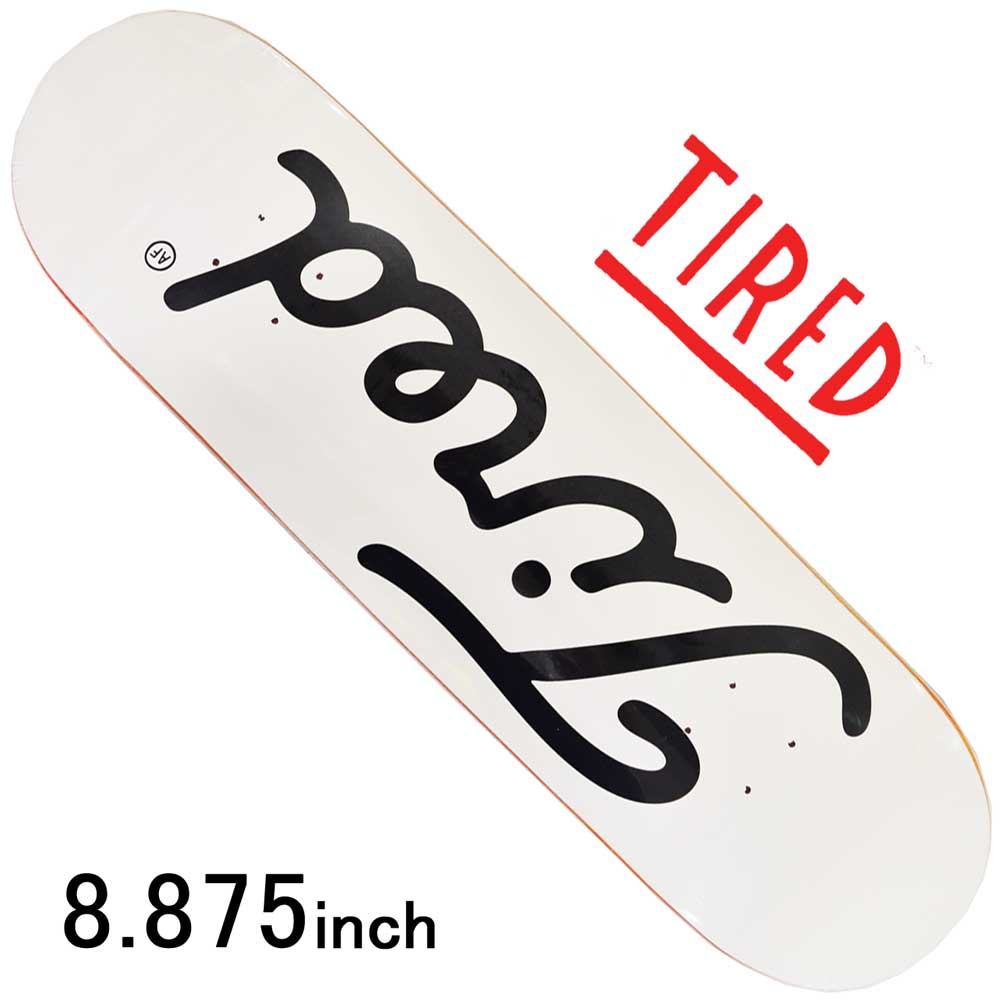 Tired Skateboards タイレッド オシャレ スケートボード スケボー デッキ 8 875inch スケートボード デッキ グラフィック Tired Skateboards タイレッド スケートボード Golf Logo Regular 8 875inch ストリート オシャレ ファッション アイテム オヤジ スケートボード