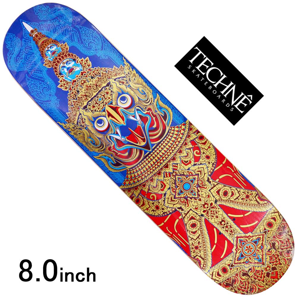 楽天市場 スケボー デッキ スケートボード 彫 グラフィック アート Techne Skateboards テクネ スケートボード Garuda 8 0inch Graphics By Palehorse スケートボード専門店カットバック