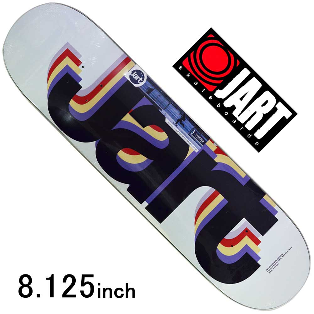 Jart Skateboards オシャレ ジャート スケートボード スケートボード スケボー スケボー デッキ スケートボード Sdgs 環境保護 Jart Skateboards ジャート スケートボードmultipla Lc Deck 8 125inch ストリート オシャレ ファッション アイテム スケートボード専門店