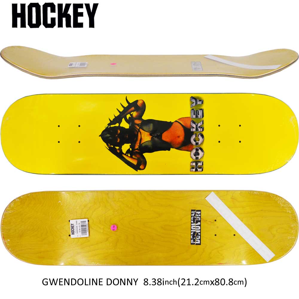 スケボー デッキ スケートボード チーム Hockey ホッケー スケボーデッキ 板 Gwendoline Donny 8 38inch ストリート オシャレ ファッション アイテム ファッキンオーサム Iconnect Zm