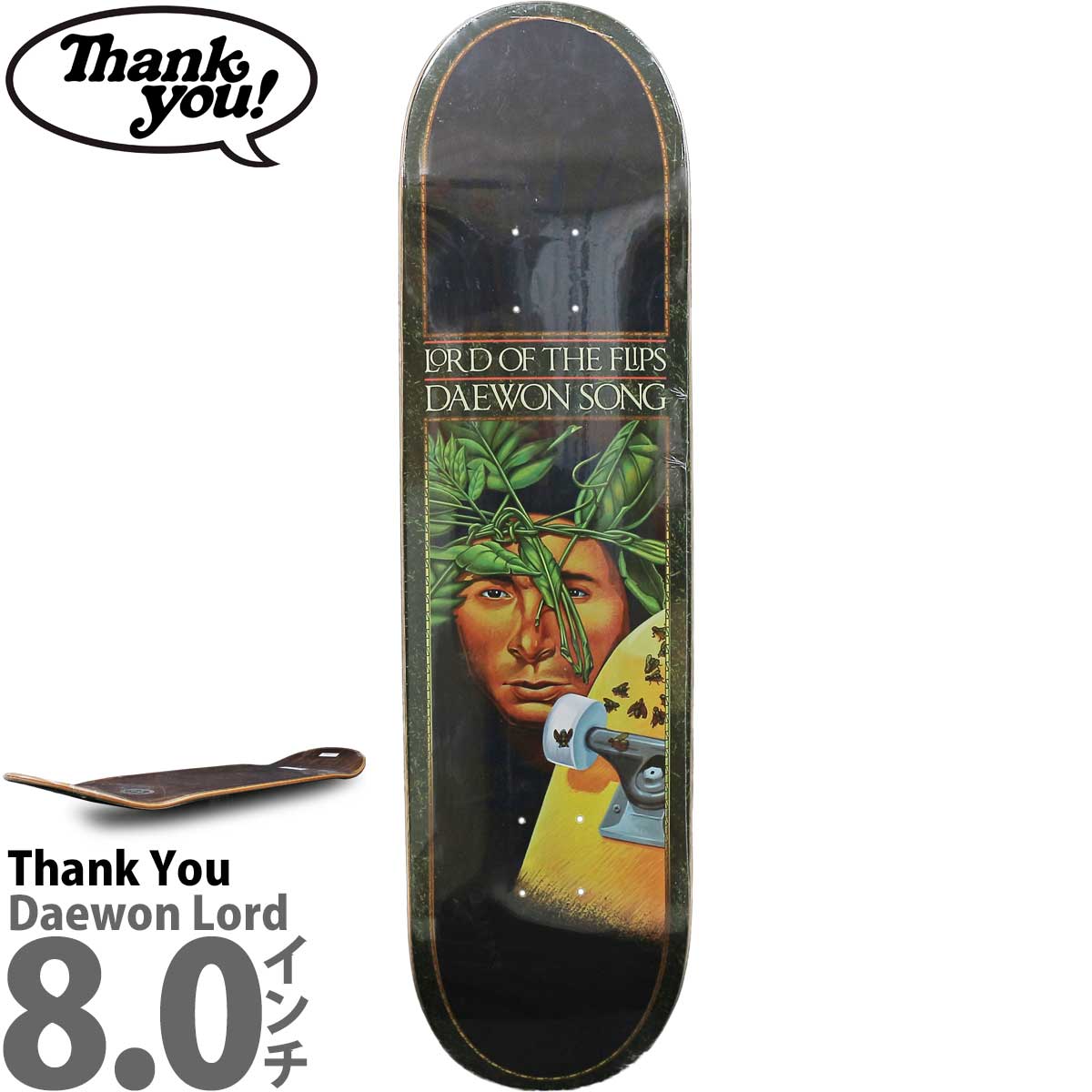 楽天市場】THANK YOU サンキュー デッキ SPOT ON DECK 7.75-8.12