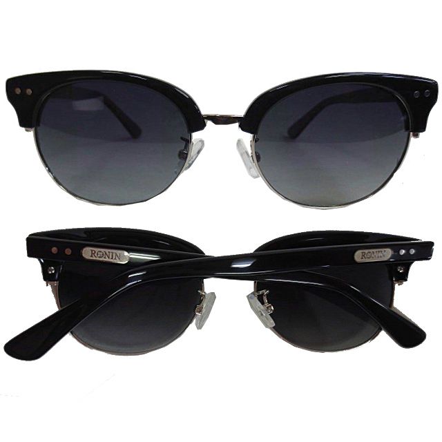 Ronin Eyewear サングラス ロニンアイウエア 50/50 シャインブラックフレーム グレーグラデーションポーラレンズ スケボー サーフィン フィフティーフィフティー