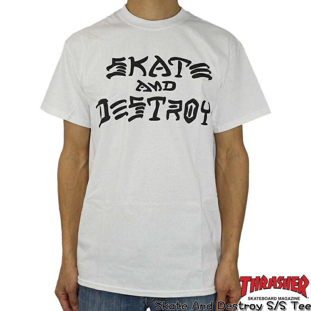 Thrasher スケートボード Tシャツ ホワイト 楽天市場】クリックポスト対応 スラッシャー THRASHER tシャツ