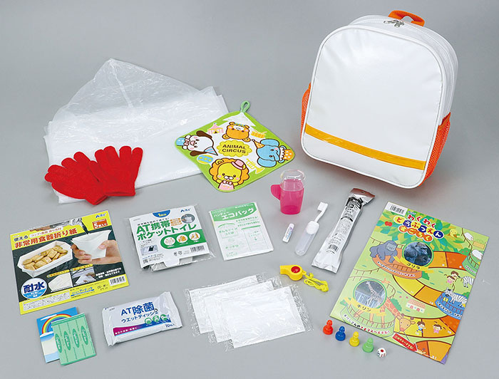 防災用品 子ども用防災セット 非常用 災害 トイレ 防災バッグ おもちゃ 防寒グッズ ホイッスル