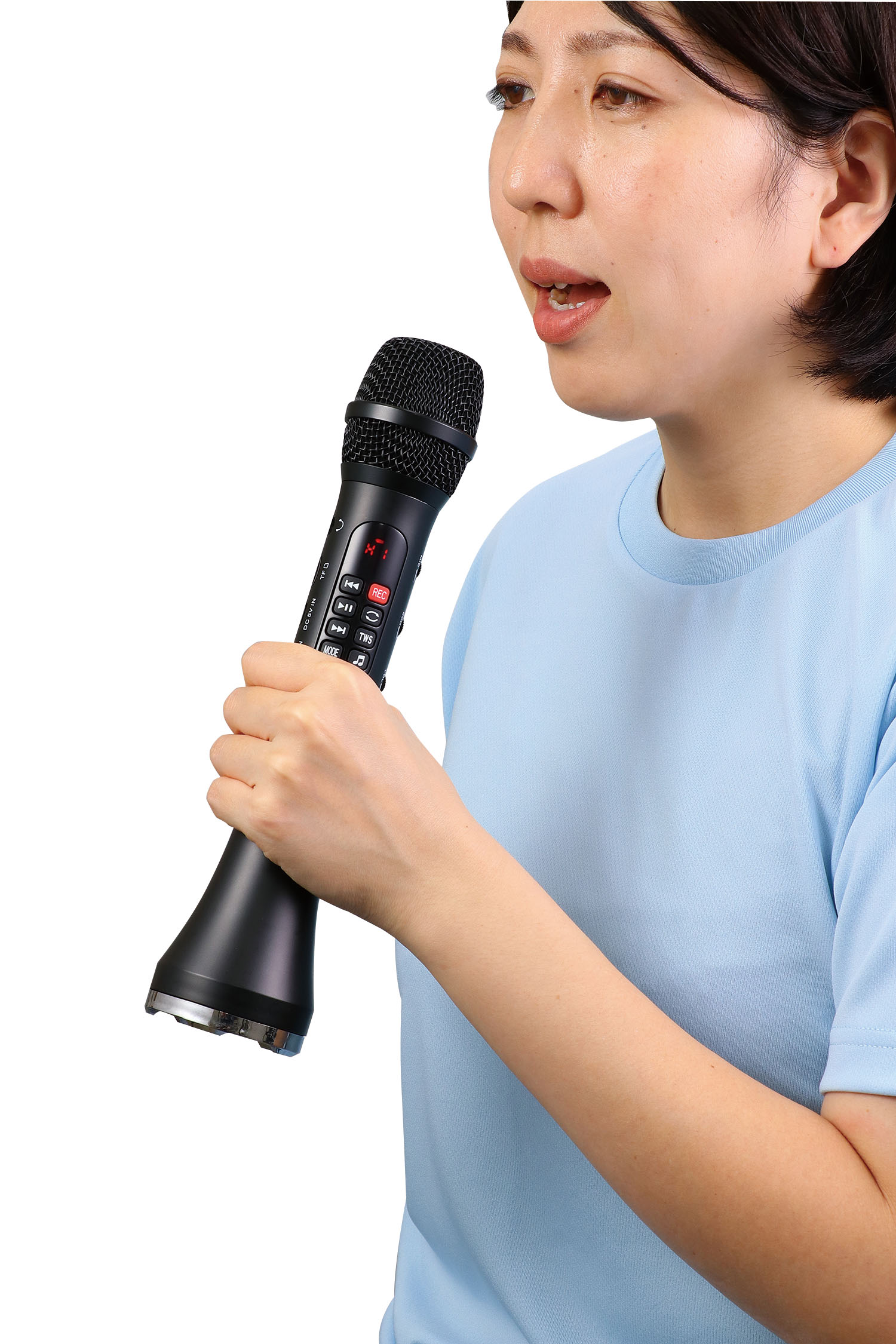 ダンノ　大音量拡声器付マイク　新品未使用 楽天市場】大音量 拡声器付マイク ハンディマイク 有線接続で