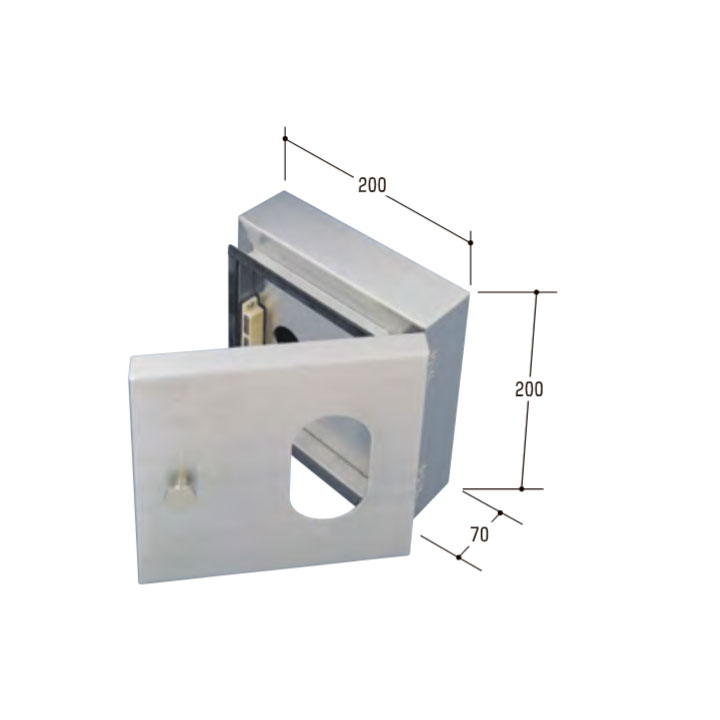 MIWA NTU キースイッチ用 ボックス BOX KE-22