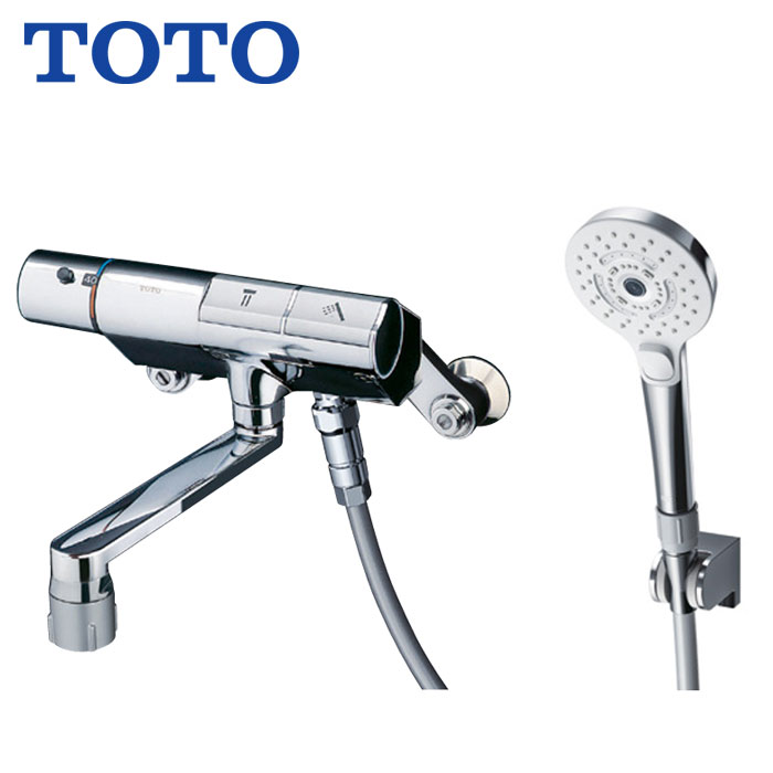 風呂場用 水栓 シャワー用 TOTO TMN40TY7 壁付サーモスタット 組みあわせる水栓 タッチスイッチタイプ スパウト170粍 コンフォートウエーブシャワー  3モードミスト めっき