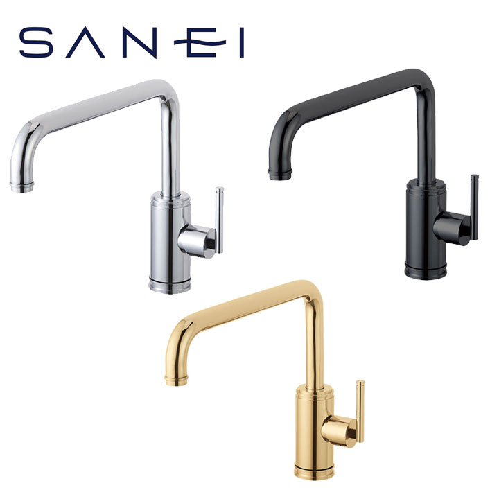 SANEI サンエイ 水栓 勝手もと用 シングルワンホール 雑ぜ合わせる栓  逆止弁 K87410JV-13 K87410JV-MDP-13 K87410JV-NCU-13