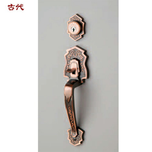 KODAI 古代 かざり付ける錠 モナコ公国 T-305 23066GB サムラッチハンドル錠 部屋の入り口ノッブ 長沢製造所 古代 BS51粍 BS60粍