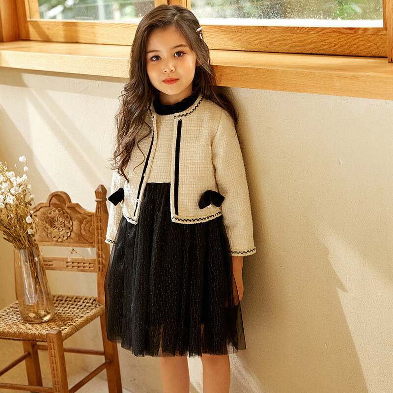 税込) キッズ フォーマル ドレス ワンピース 制服 ジャケット 130