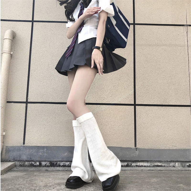超目玉 ルーズソックス レッグウォーマー ソックス 夏 薄い 通気性 レディース 靴下 ロング 足首 ゆったり ハイソックス スクール ボリューム感 Jk 冷え取り 冷えとり 美脚スタイル 足首ウォーマー ニット おしゃれ 通学 衣装 可愛い 文化祭 学園祭 体育祭 中学生