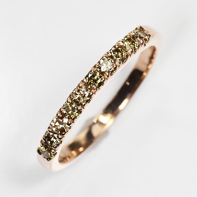 楽天市場】K18 ダイヤモンド エタニティリング 1ct 1カラット 10石