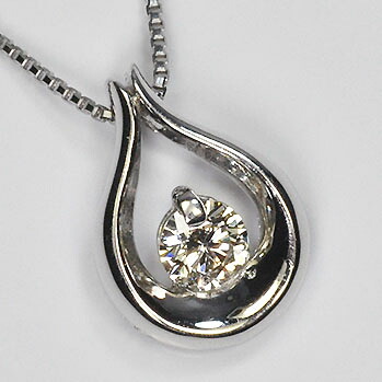 プラチナダイヤモンドネックレス ハート&キューピッド プラチナ・ダイヤモンド0.13ct(H&C・鑑別書カード付) ドロップフレームペンダント(ネックレス)|キュートジュエリー