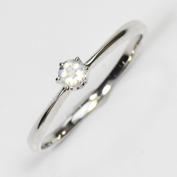 楽天市場】【6月の誕生石】 プラチナ×誕生石 ムーンストーン 一粒